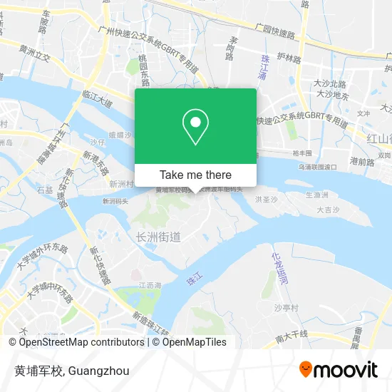 黄埔军校 map