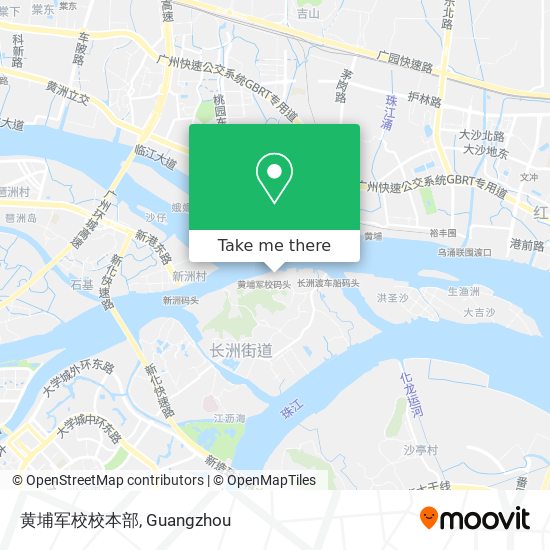 黄埔军校校本部 map