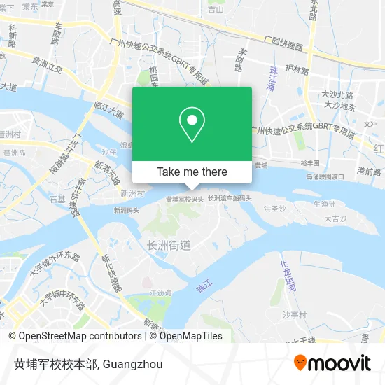 黄埔军校校本部 map