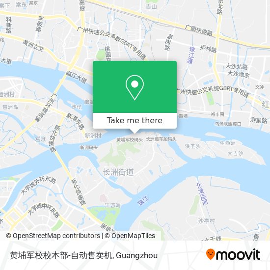 黄埔军校校本部-自动售卖机 map