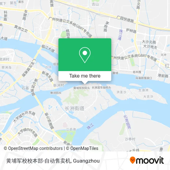 黄埔军校校本部-自动售卖机 map