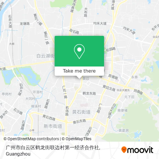 广州市白云区鹤龙街联边村第一经济合作社 map