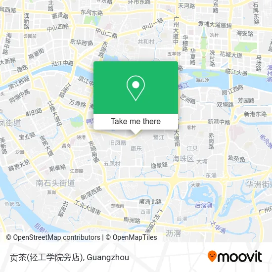 贡茶(轻工学院旁店) map