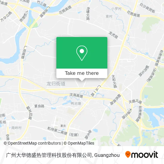 广州大华德盛热管理科技股份有限公司 map