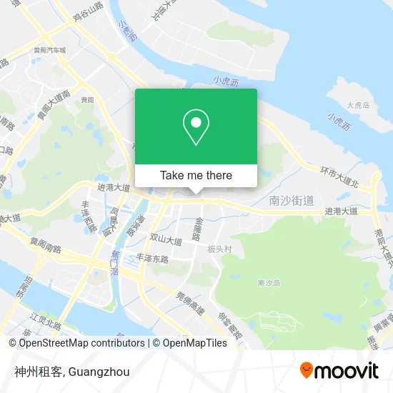 神州租客 map