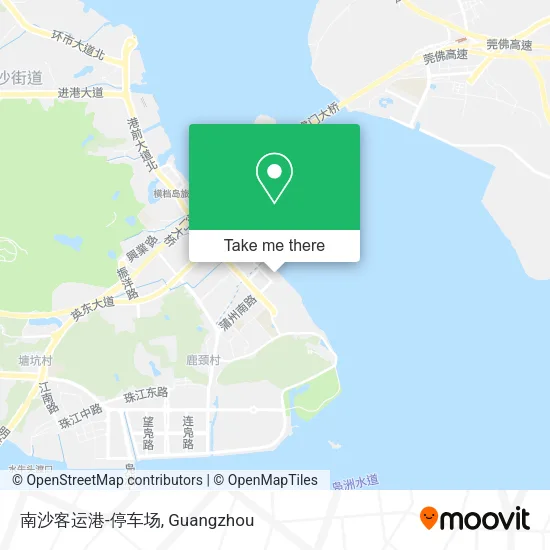 南沙客运港-停车场 map