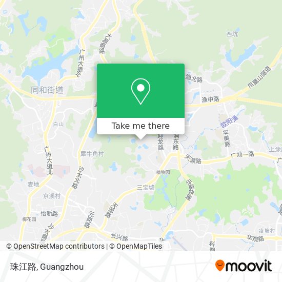 珠江路 map