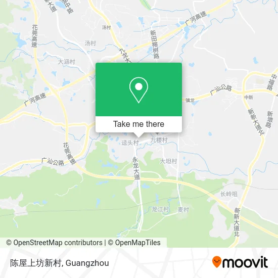 陈屋上坊新村 map