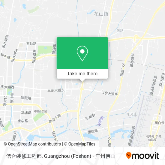 信合装修工程部 map