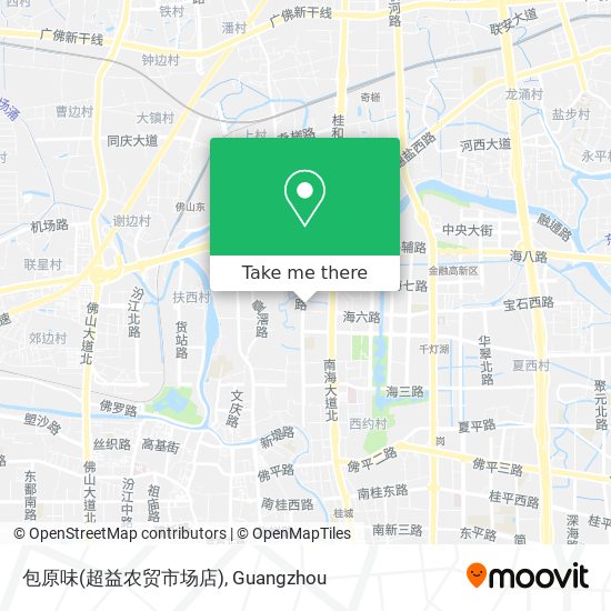 包原味(超益农贸市场店) map