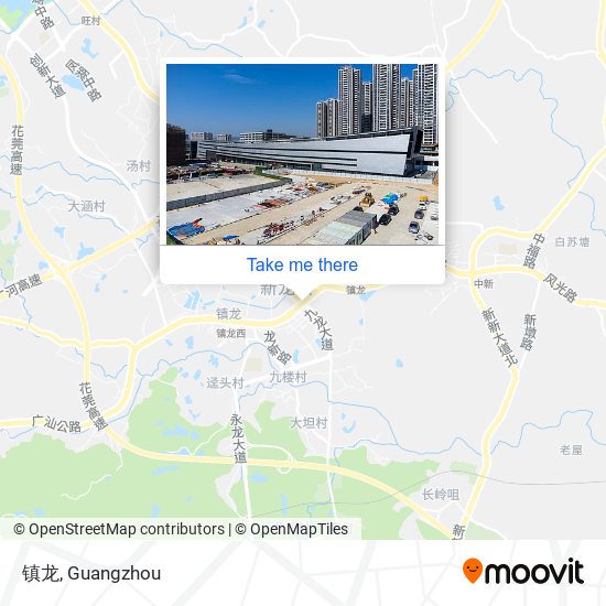 镇龙 map