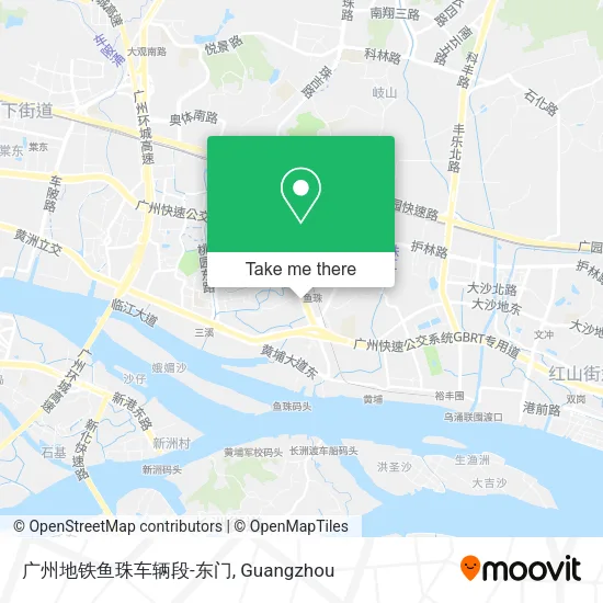 广州地铁鱼珠车辆段-东门 map