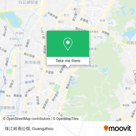 珠江岭南公馆 map
