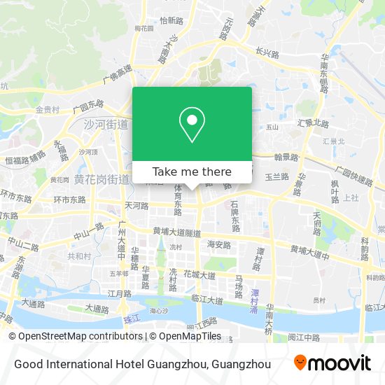 Good International Hotel Guangzhou map