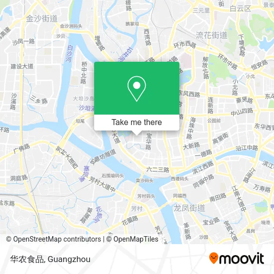 华农食品 map