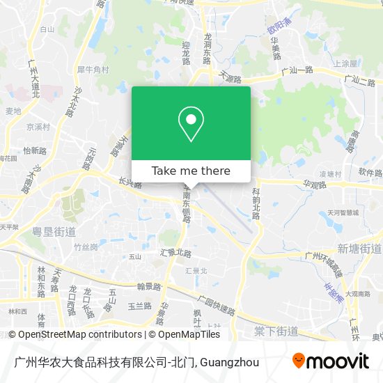 广州华农大食品科技有限公司-北门 map
