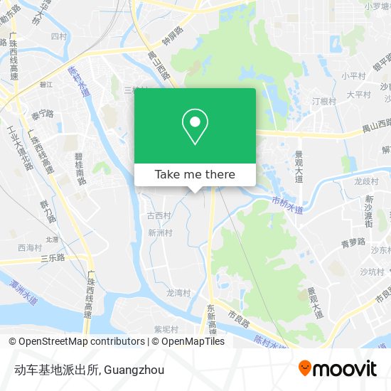 动车基地派出所 map