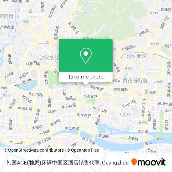 How To Get To 韩国ace 雅思 床褥中国区酒店销售代理in 建设街道by Bus Or Metro