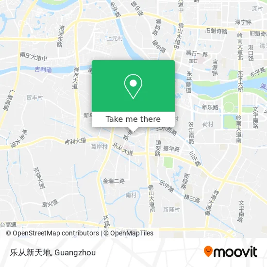 乐从新天地 map