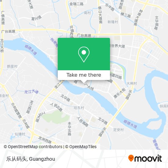 乐从码头 map