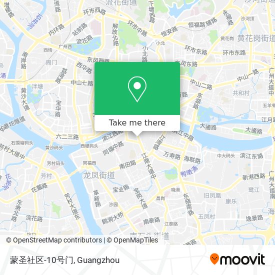 蒙圣社区-10号门 map
