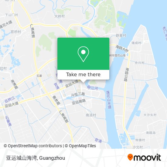 亚运城山海湾 map