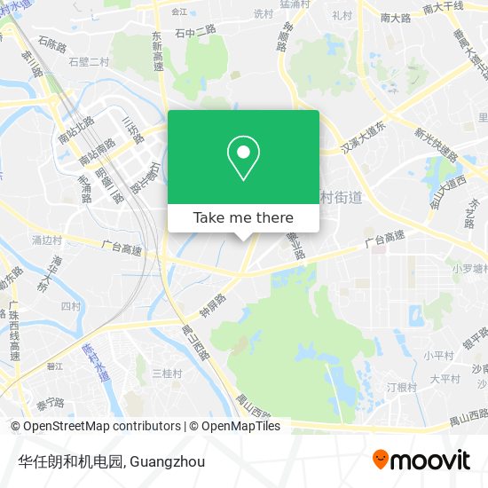 华任朗和机电园 map