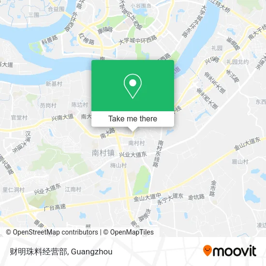 财明珠料经营部 map
