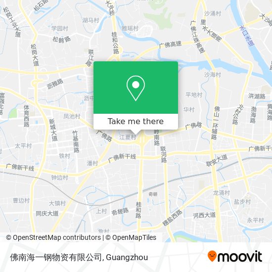 佛南海一钢物资有限公司 map