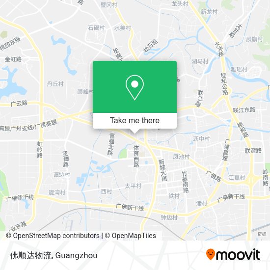 佛顺达物流 map