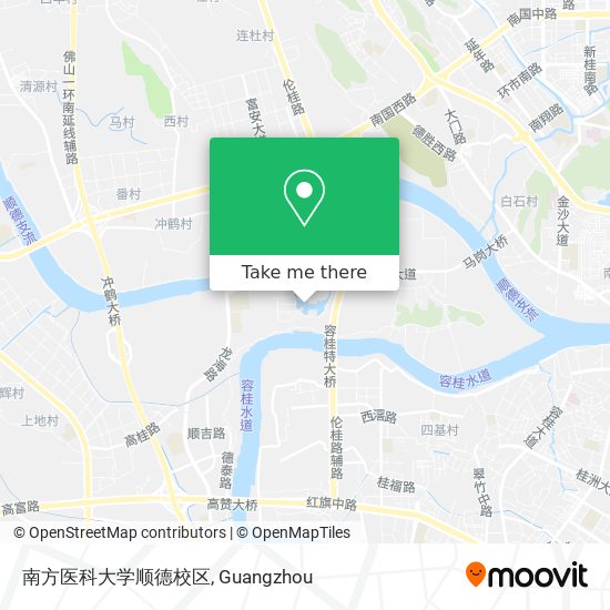 南方医科大学顺德校区 map
