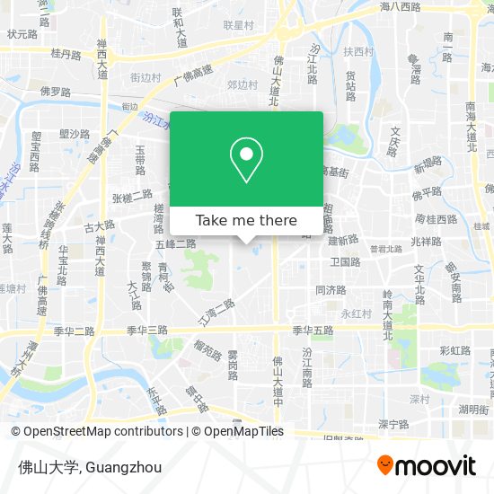 佛山大学 map