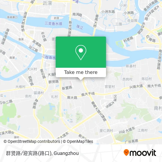 群贤路/迎宾路(路口) map