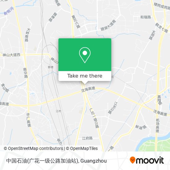 中国石油(广花一级公路加油站) map