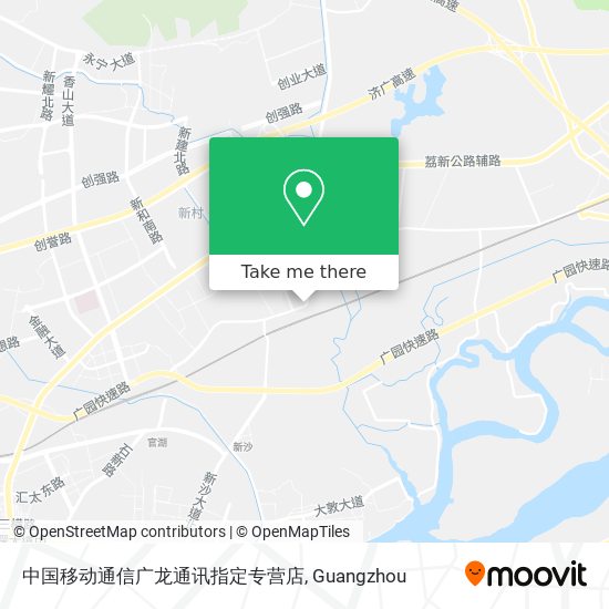 中国移动通信广龙通讯指定专营店 map
