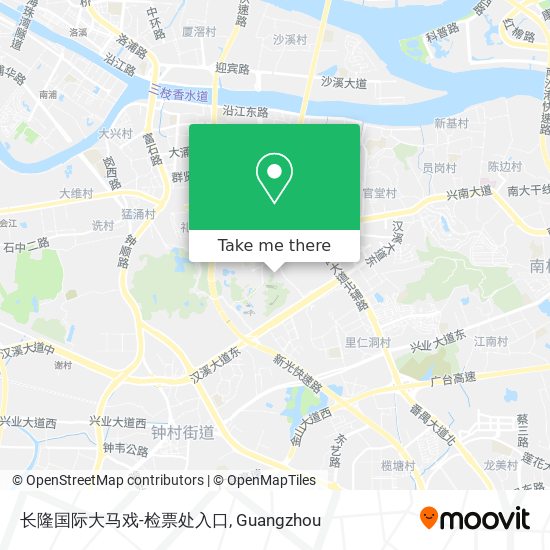 长隆国际大马戏-检票处入口 map