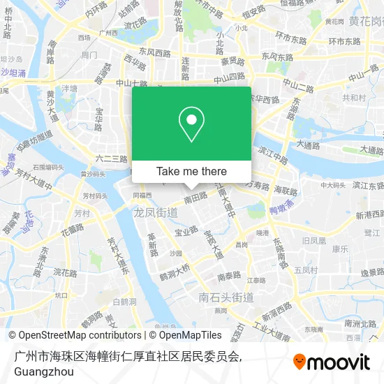广州市海珠区海幢街仁厚直社区居民委员会 map