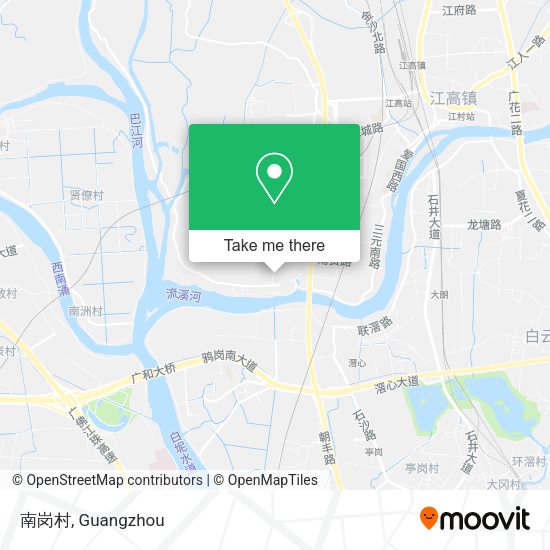 南岗村 map