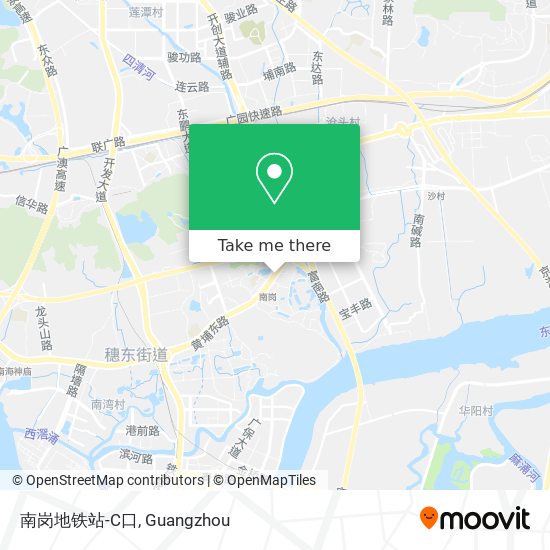 南岗地铁站-C口 map