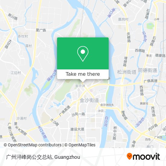 广州浔峰岗公交总站 map