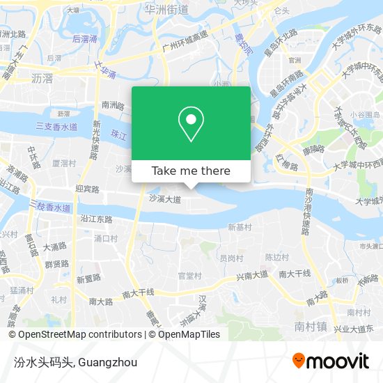 汾水头码头 map