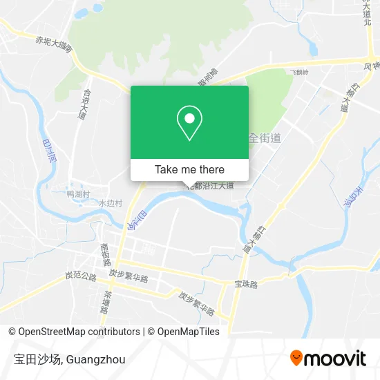 宝田沙场 map