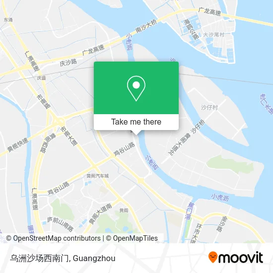 乌洲沙场西南门 map