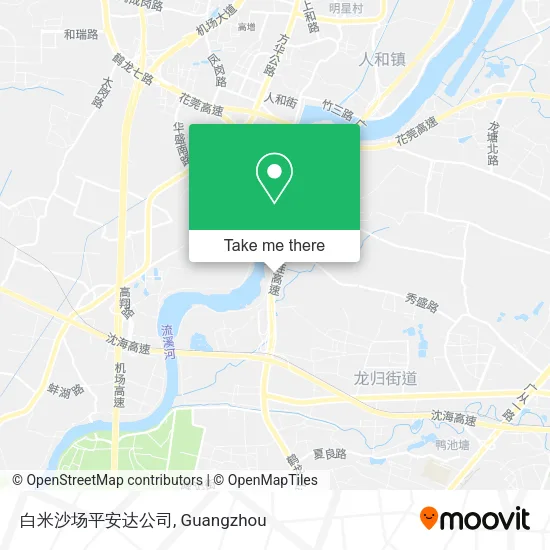 白米沙场平安达公司 map