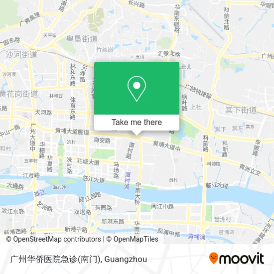 广州华侨医院急诊(南门) map