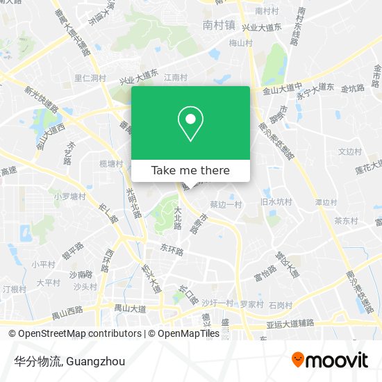 华分物流 map