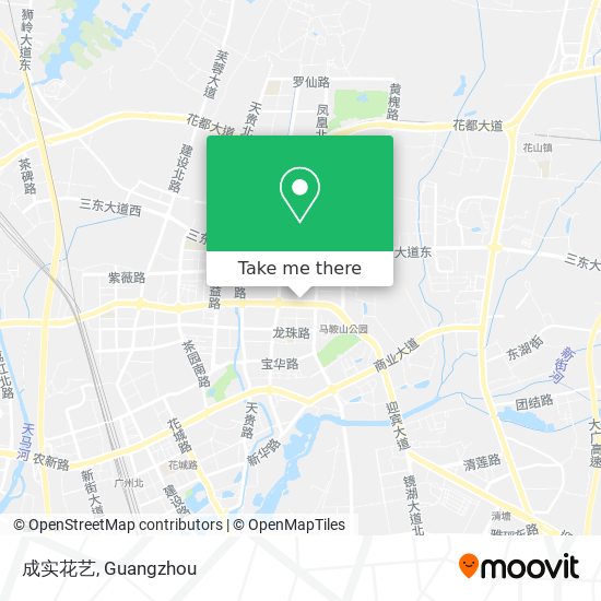 成实花艺 map