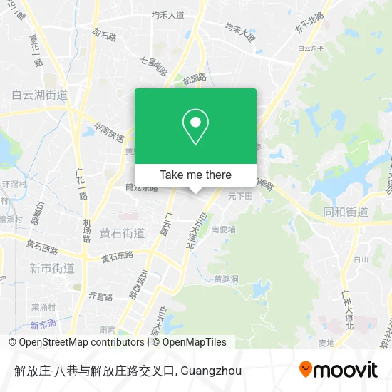 解放庄-八巷与解放庄路交叉口 map