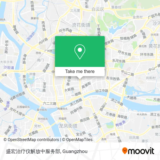 盛宏治疗仪解放中服务部 map