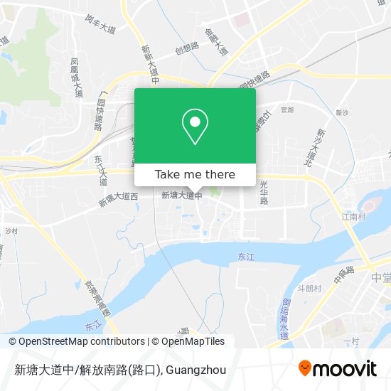 新塘大道中/解放南路(路口) map